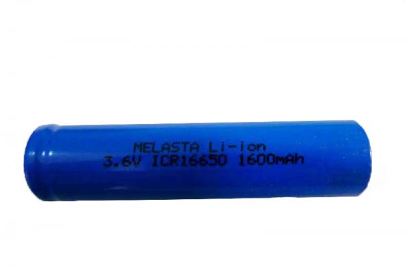 Li Ion - ICR 16650 - 3,6V - 1600mAh